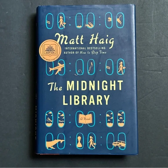 The Midnight Library by Matt Haig | Fiction, Magical Realism | Hardcover Book - Picture 1 of 8